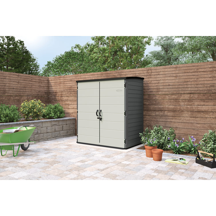 Suncast Resin 6 Ft. W X 4 Ft. D Extra Large Vertical Shed & Reviews